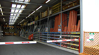 rack clad warehouse pallet rack