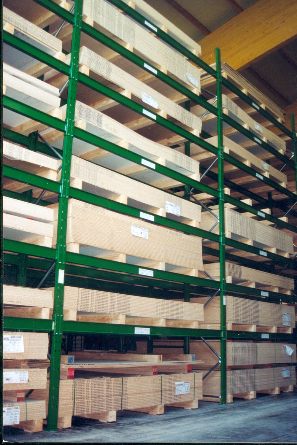 pallet racking for the woodworking industry